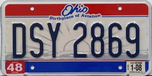 ohio license plate stickers 2020
